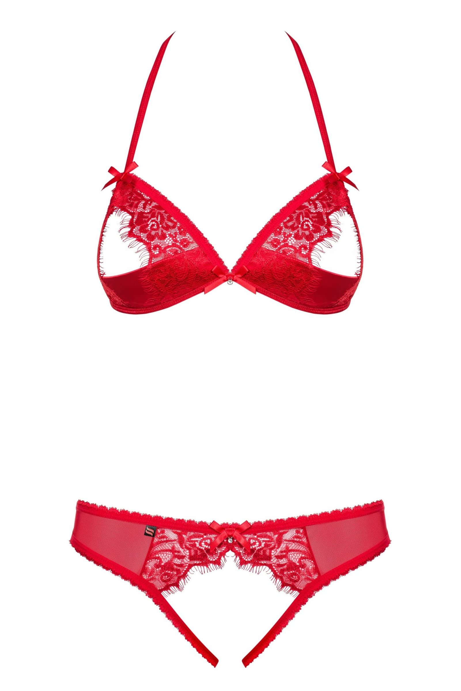 Conjunto De Lingerie Sexy Com Sutiã E Tanga Os0514 Womanizher 3788